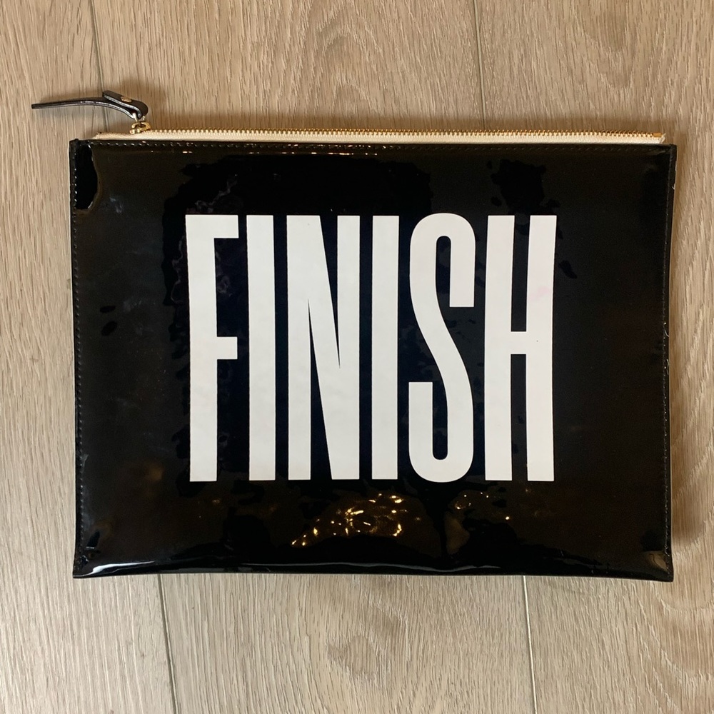 Kate Spade black and white Start Finish Rare handbag
